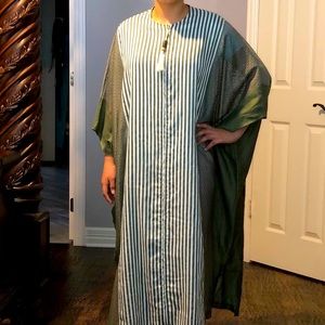 NWT Gorgeous Turkish Canvas/Lace dress w/ zipper